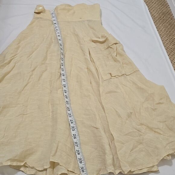 BULGARA Vintage LINEN 100% LINEN,  LAGENLOOK Women's Skirt  38, XS - Picture 6 of 9